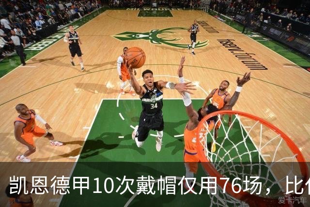 凯恩德甲10次戴帽仅用76场，比任何其他球员少85场